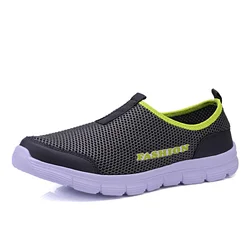 Casual Men Shoes Summer Sneakers Breathable Mesh Men Footwear Running Shoes Men's Lightweight Slip-on Sandals Zapatos De Hombre