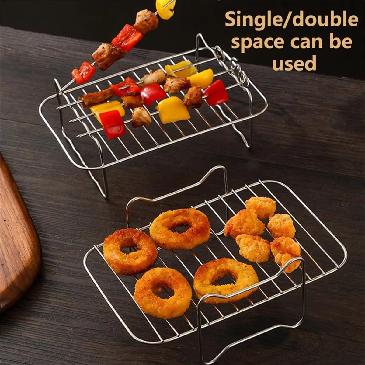 DT81 Hot Air Fryer Accessories Air Fryer Rack Airfryer Accessories for Ninja Double Chamber Airfryer