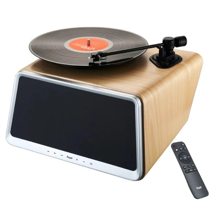 Superior Vinyl Record Player with 80Watt HiFi Full Range Speakers Smart 5-in-1 Stereo Audio Turntable for  Records Built in