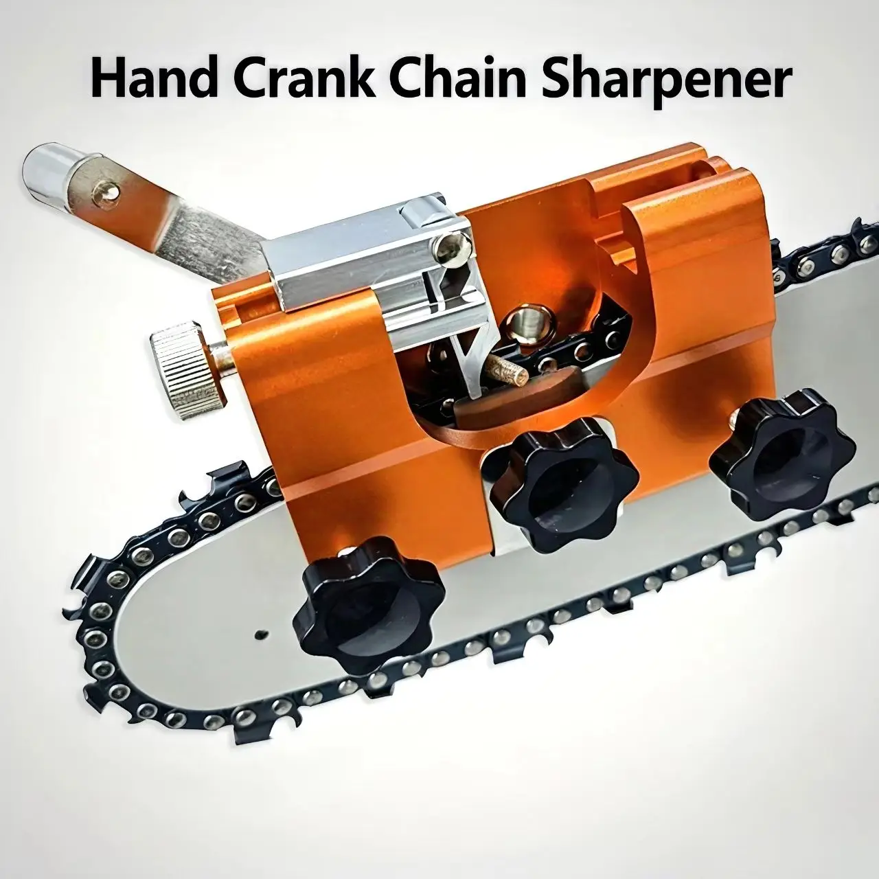 

Hand Cranked Chain Grinder, Chain Clamp Grinder, Blade Grinder, Manual Chain Grinder, Portable Household Chain Grinder Tool