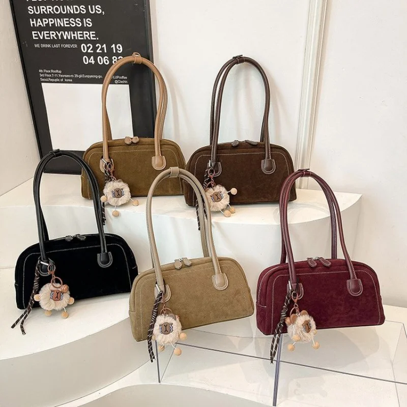 

Stylish Vintage Simple Handbag Tote Bag Elegant With Letter Logo For Women Luxury Practical