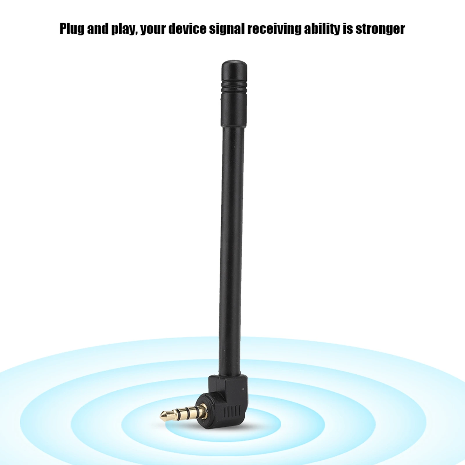 3.5mm External Antenna Mini Speaker  3.5mm FM Radio Outdoor Speaker Portable External Antenna Antenna Speaker Antenna