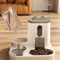 2-in-1 Automatic Pet Feeder & Water Fountain - 3.5L Smart Dispenser with Dual Power Supply, Quiet Pump for Cats and Small Dogs