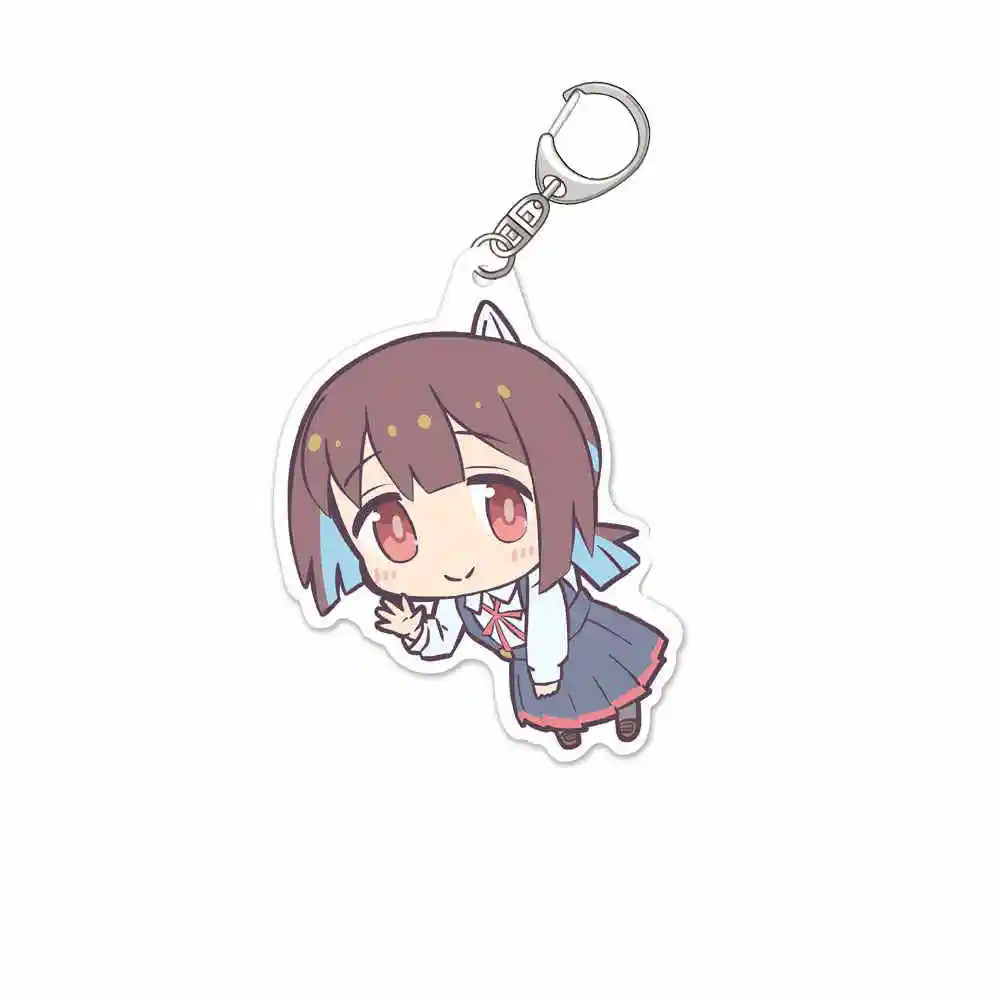 Charm Fans Gifts Cute Anime Onimai I\'m Now Your Sister Acrylic keychain HD Character Goods Ornament pendant About 15cm