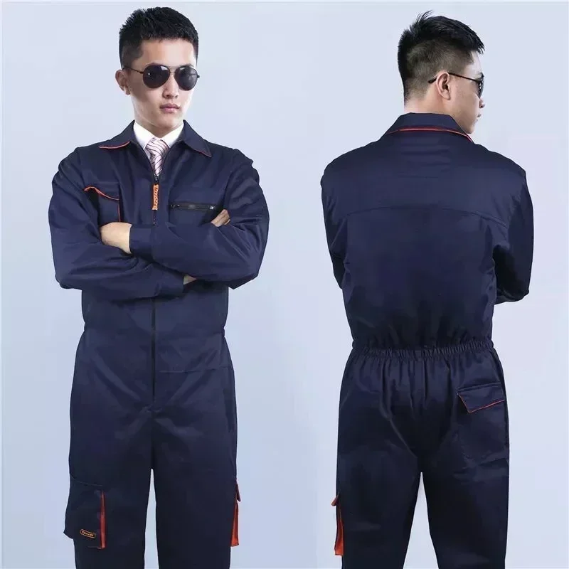 2024 Work Overall Uniform Men Women Working Coveralls Welding Suit Car Repair Workshop Mechanic Plus Size Clothes