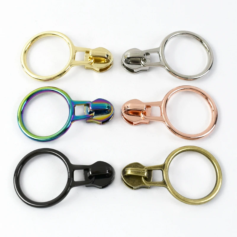 

5/10/20Pcs 5# Zipper Sliders for Nylon Zippers Tape O Ring Zip Pull Head Garment Bags Zips Repair Kit DIY Sewing Accessories