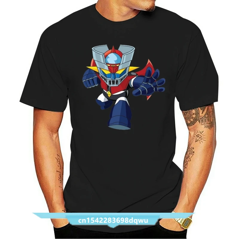 

Anime Mazinger Z Plus Size 4XL 5XL T Shirt Short Sleeve Tops Tee Shirt 100% Cotton Round Neck T-Shirt For Men