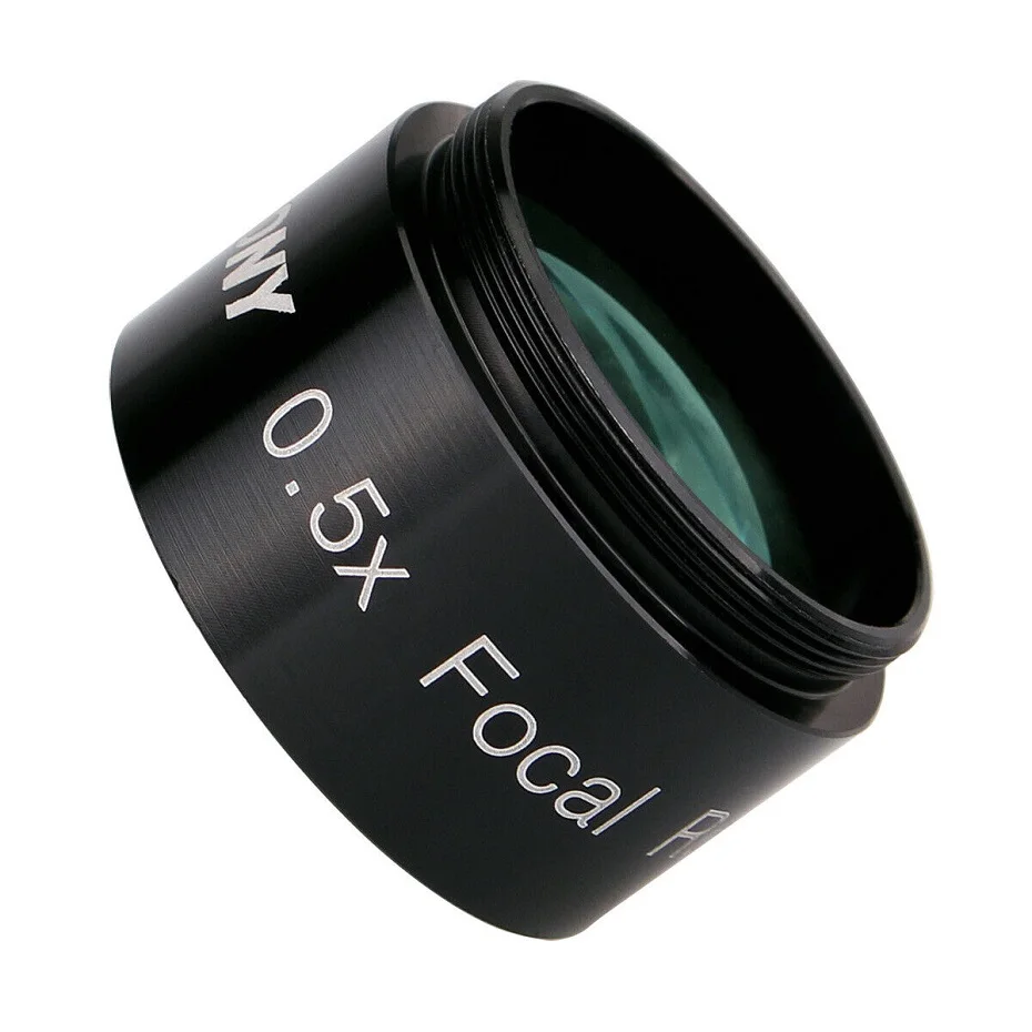 Svbony Redutor de Foco 1.25in 0.5× para Telescópio Lente Óptica Revestida Rosca Padrão M28.5×0.6 Estrutura Totalmente Metálica para Imagem Ccd