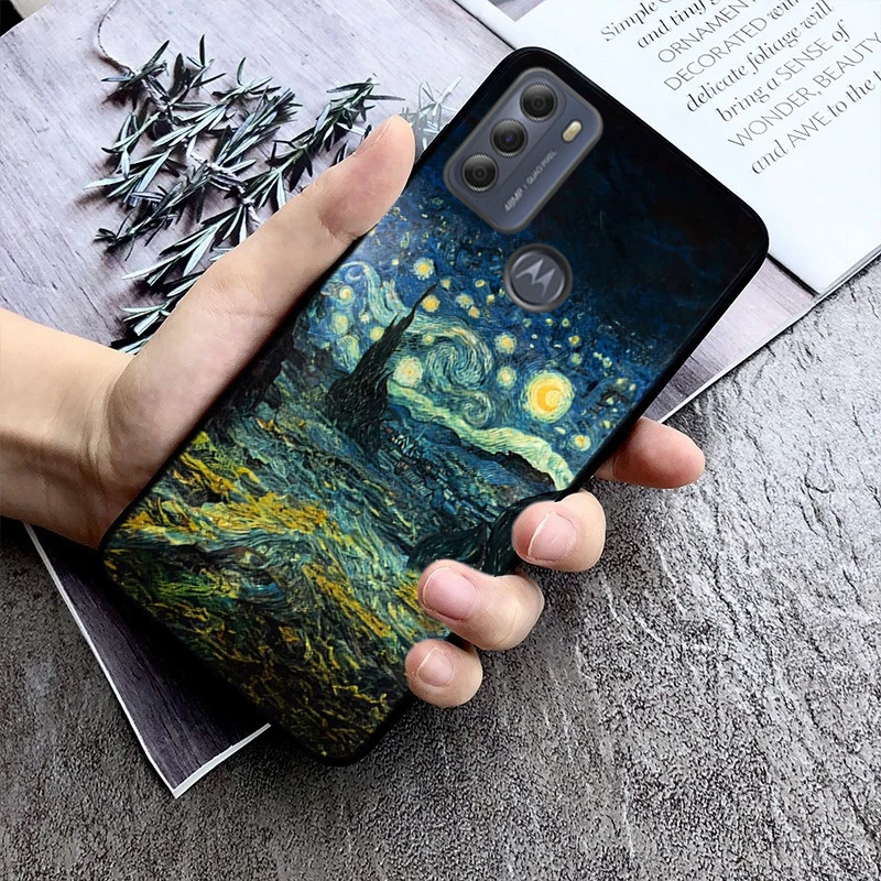 Moon Wave Cloud Mountain Sceneary Case For Moto Edge 50 40 Pro Edge 40 30 Ultra Neo Fusion G Power G Stylus G Play E32 E20 E40