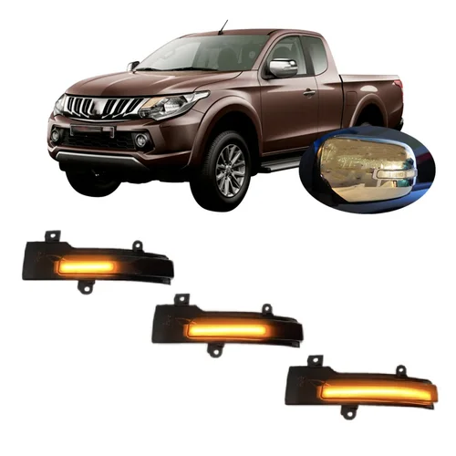 Para Mitsubishi L200 Sportero Triton Strada KB4T KL1T KL2T KB8T KB9T KK1T 2005 - 2015 luz LED intermitente dinámica lámpara de señal
