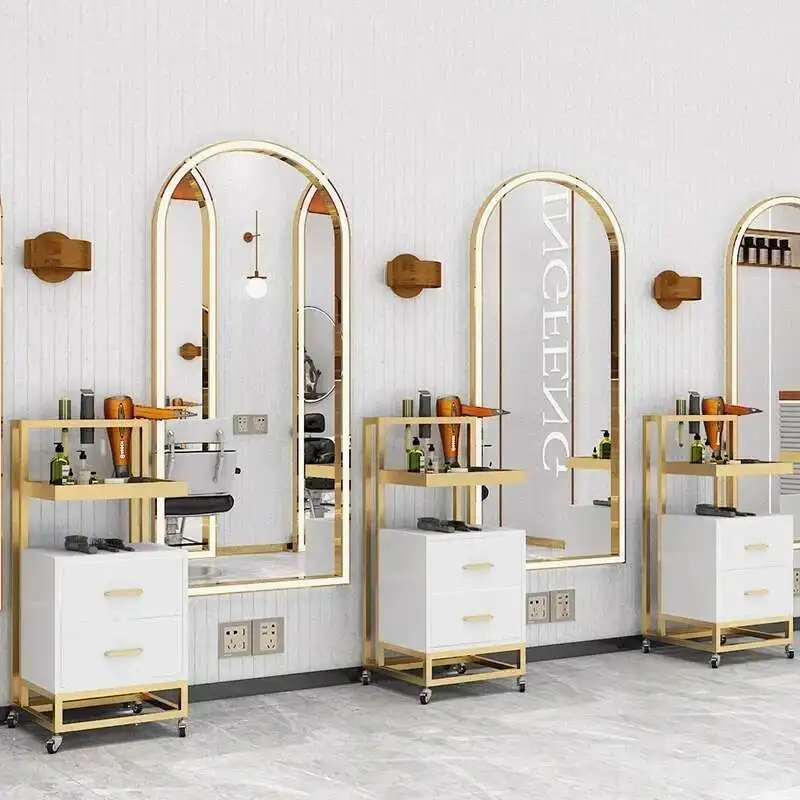 

Professional Aesthetic Trolley Cart Beauty Rolling Hotel Plegable Con Hairdressing Ruedas Stainless Aluminum Salon Furniture