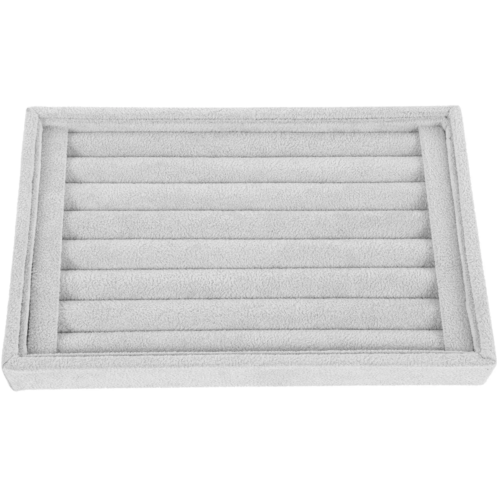 

Jewelry Display Tray Ring Storage Tray Soft Padded Ring Organizer for Vanity Dresser Bedroom Bathroom Jewelry Display