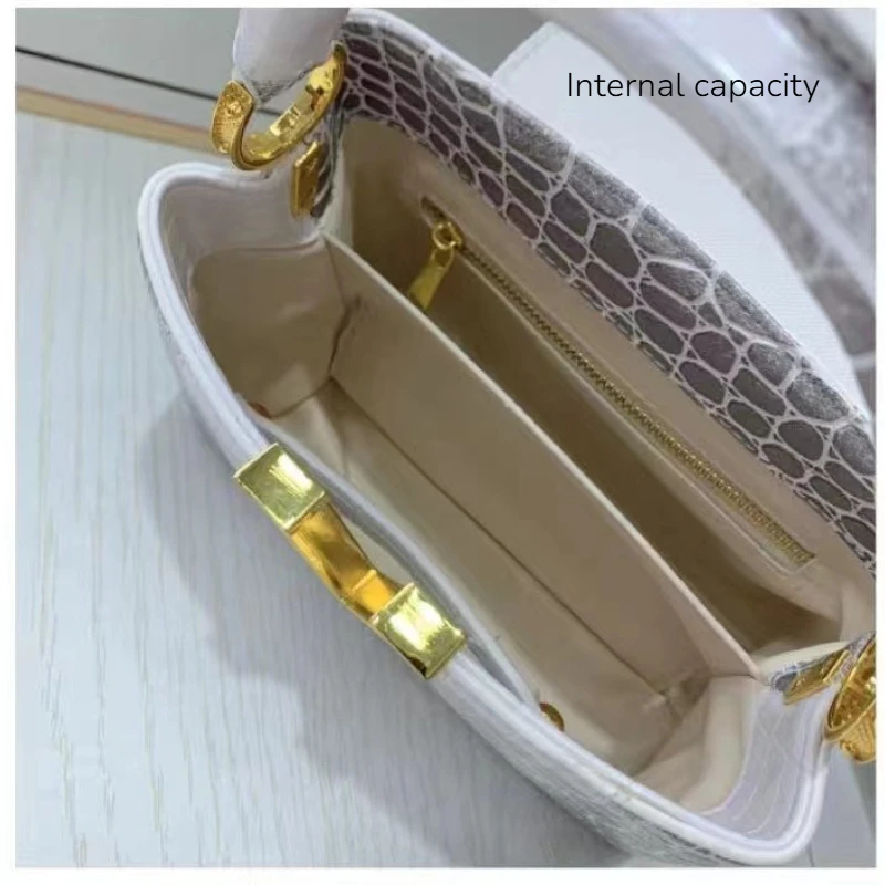 حقيبة يد عصرية وعصرية جديدة لعام 2025 على شكل نعام للنساء حقيبة كتف كروس #6