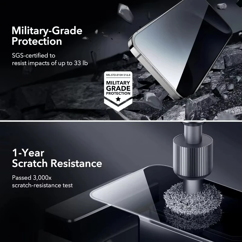1-5Pcs Full Cover Privacy Screen Protector สำหรับ iPhone 17 16 11 12 13 14 15 Pro Max Plus 8K Anti-Spy Glass สำหรับ iPhone XR X XS Max