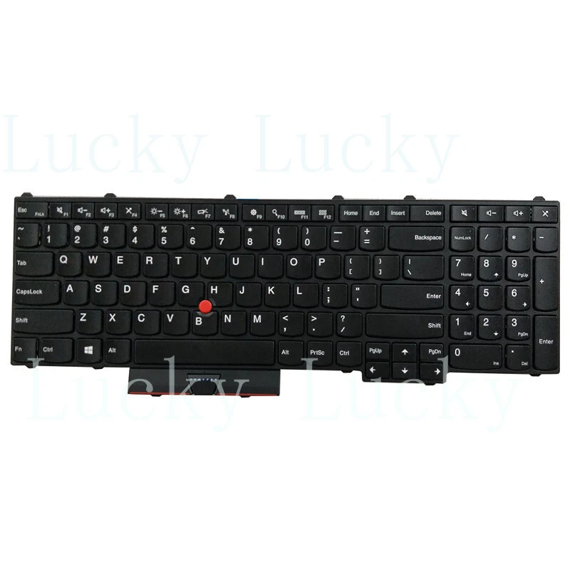 f 00PA329 FOR Lenovo Thinkpad P50 P70 US English Keyboard 4 Screws