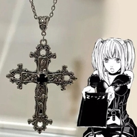 Y2K Punk Crystal Big Cross Pendant Necklaces for Women Men Gothic Irregular Cross Clavicle Chain Necklaces Aesthetic Jewelry