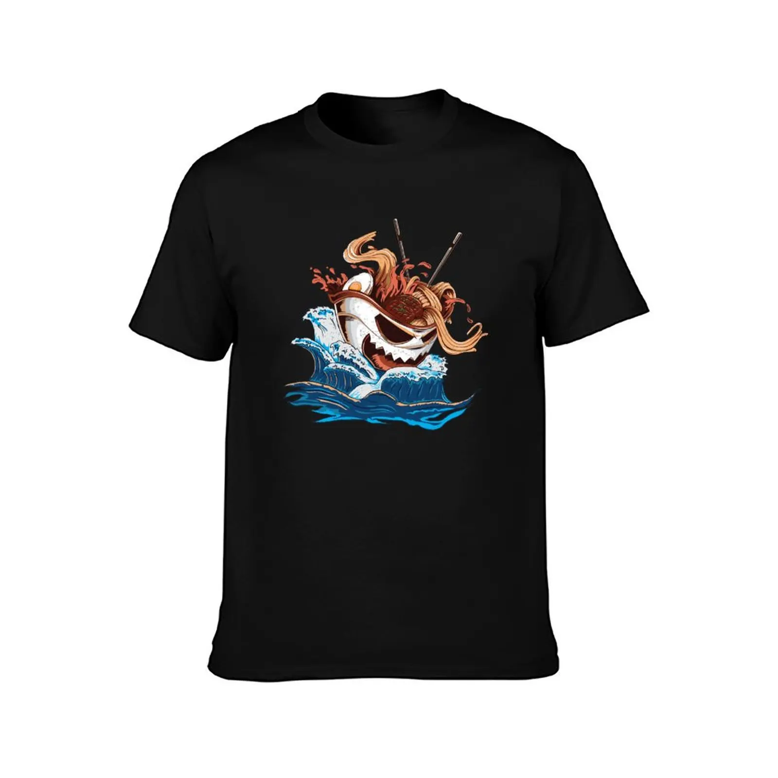Japan ramen monster T-Shirt Work Style Casual T-Shirt