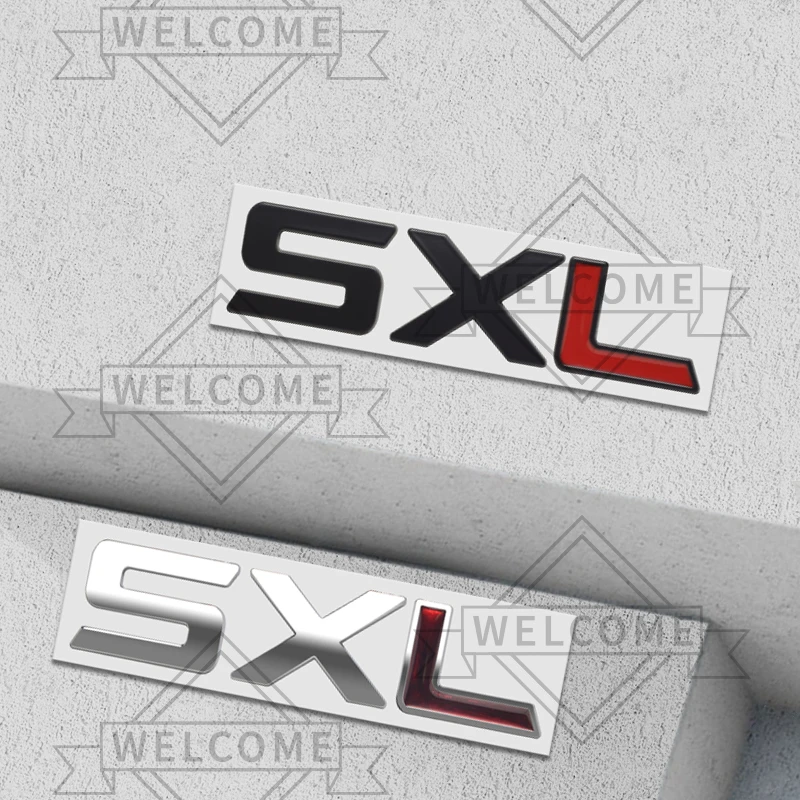 Adesivos de carro 3d, emblema sxl, emblema de corpo automático, decalque de porta-malas para kia carnaval sorento gt sedona optima sonet soul seltos, acessórios
