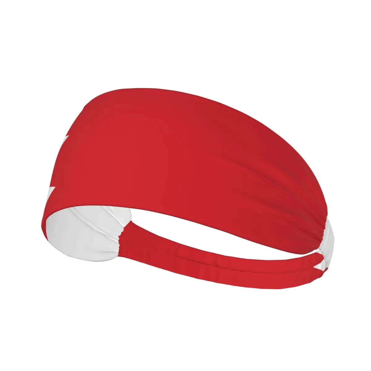 Sports Headband Bahrain Flag Fitness Sweatband Absorbent Cycling Jog Hair Bandage