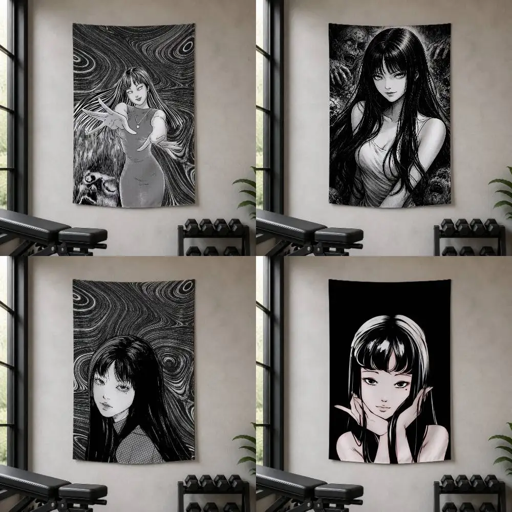 T-Tomie Decorative Art Flag Banner for Picnic Camping Party and Home Decor
