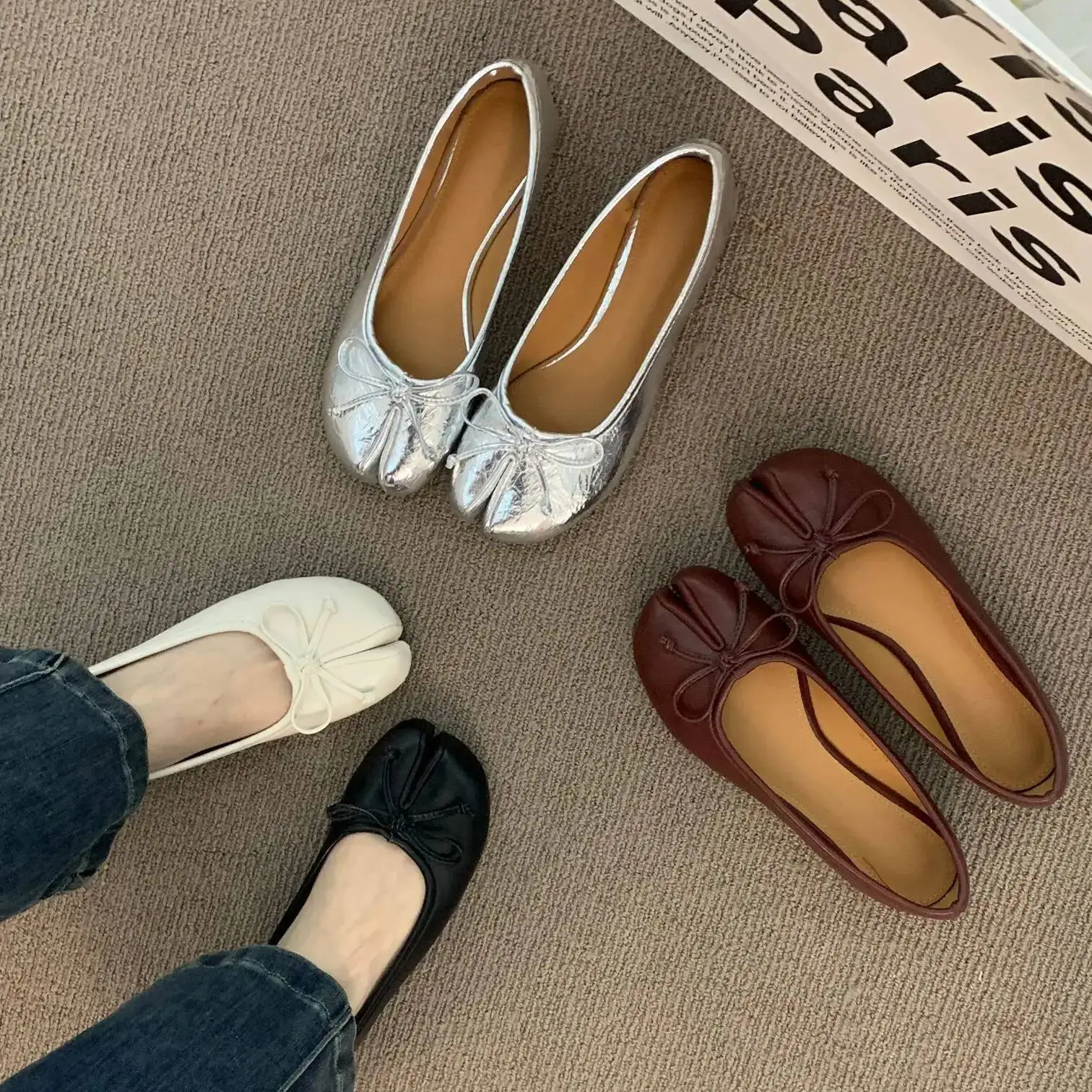 zapatos-de-punta-dividida-para-mujer-zapatos-planos-mary-jane-zapatos-de-ballet-plateados-bailarinas-para-mujer