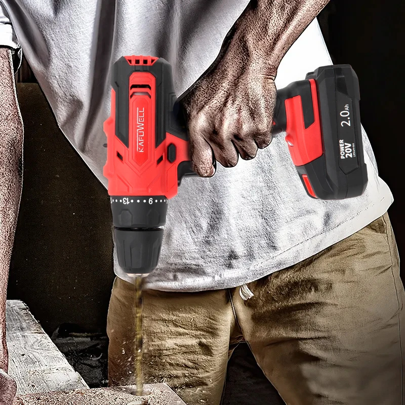 BS5136 Household Lithium Power Drills Cordless Lithium Electric Impact Drill Set With Angle Grinder Conversion Head