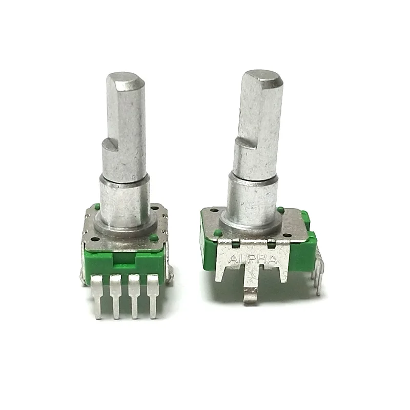 1PCS ALPHA 142 Type 0B10K MidasPRO6 mixer digital potentiometer  360 Degrees 4 pin handle length 22MM