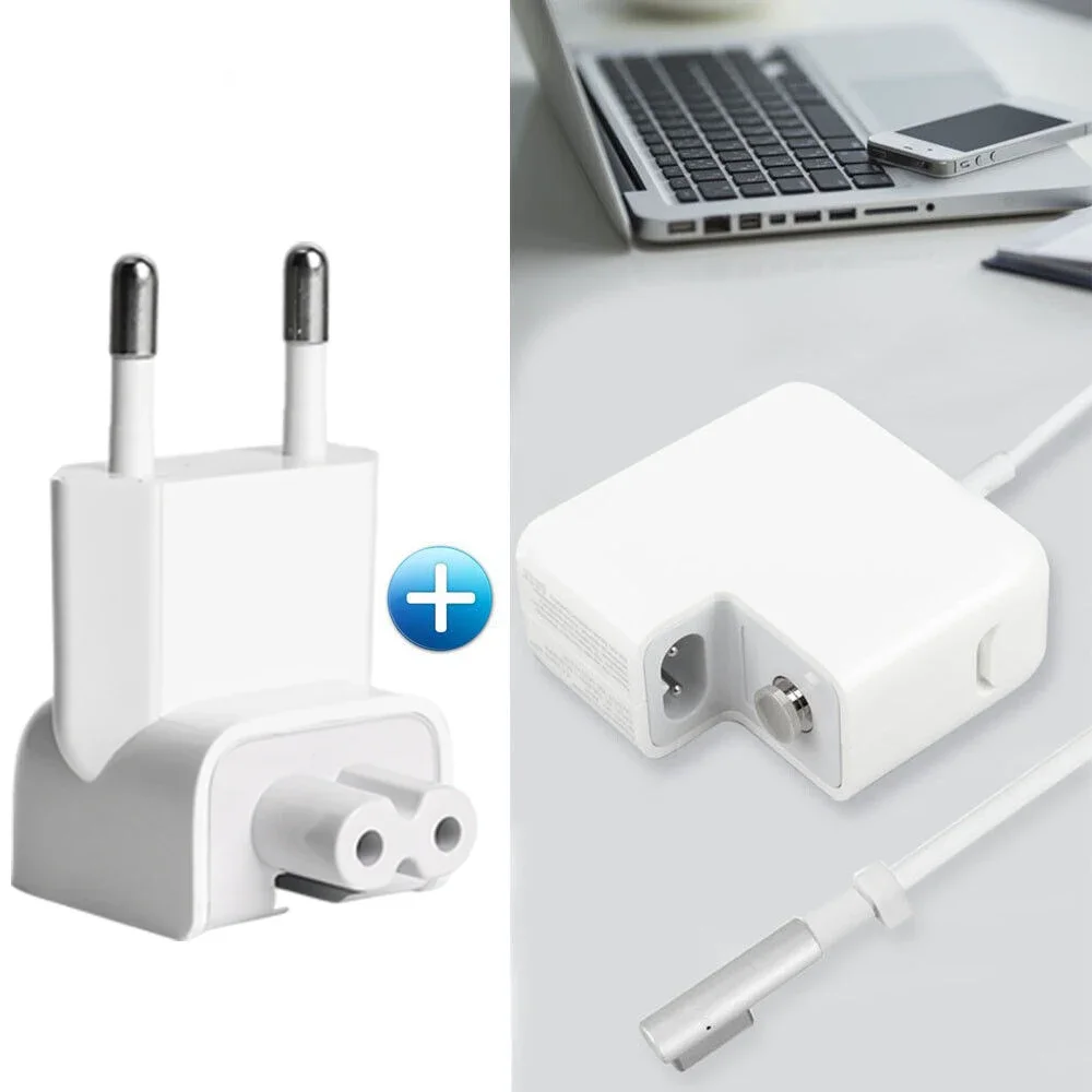 1-3PCS 6A caricabatterie ue per MacBook iPad Pro Magsafe 2 adattatori convertitore spina ue a parete a ricarica rapida con testa ca per iPhone