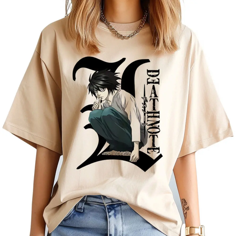 Death Note tshirt teen Psychedelic 2000s Gothic harajuku  kawaii Pop Culture harajuku Digital Vintage Pop Culture streetwear