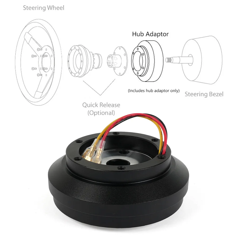 Steering Wheel Adapter for 1979-2004 Ford Mustang - 174H Quick Release Hub Base