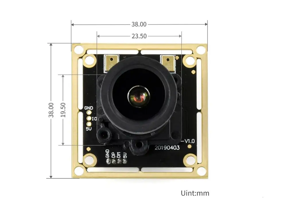 Imagem -05 - Wavesare-câmera Usb Imx335 5mp a 5mp 2592*1944 Abertura Grande Gravação de Vídeo 2k Plug-and-play Livre de Driver