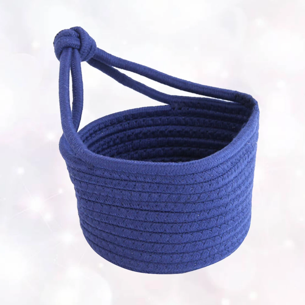 

Premium Cotton Rope Storage Basket Lightweight Toy ganizer Home Accessories Round Container Laundry Hamper Kids Play