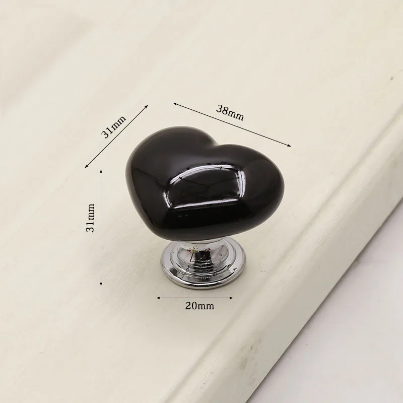 1x Grey white Black Pumpkin Shape Ceramic Drawer Pull Furniture Knobs Closet Cupboard Door handle