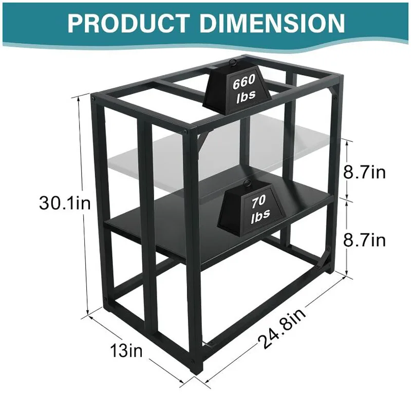 

Fish tank rack floor-to-ceiling living room home iron new fish tank rack simple multi-layer metal high and low storage fish tank