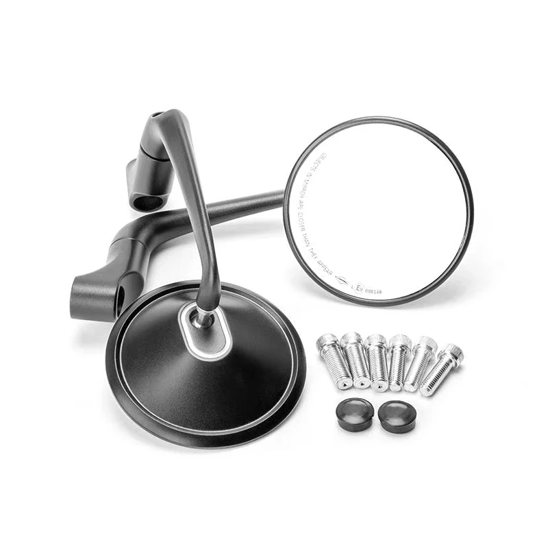 

8/10MM Motorcycle Rearview Mirrors Retro Round Side Mirror E-Mark Universal for Honda Hornet 600 CB650R CB650F CB1000R CB500X