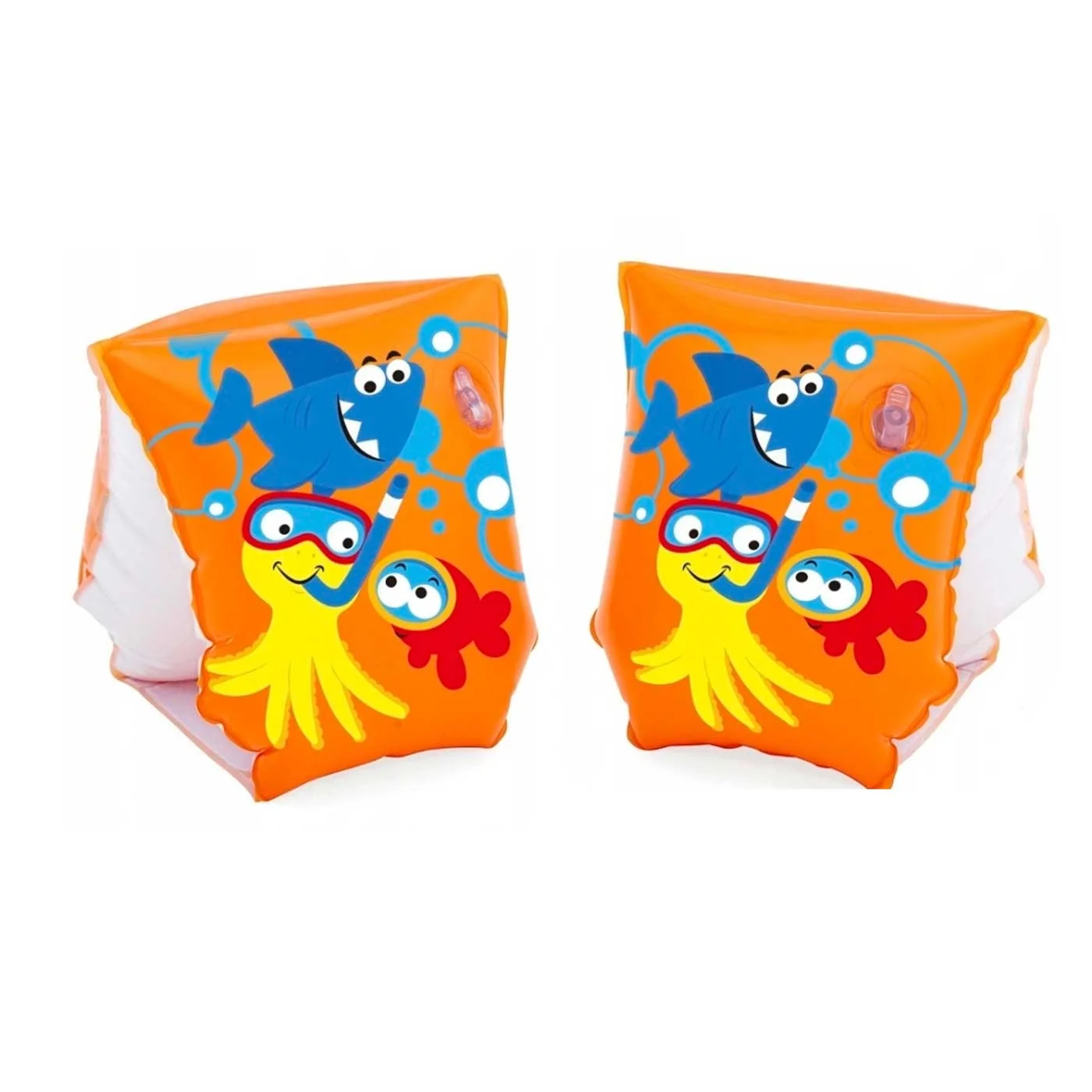 Tradineur-children's fish sleeves, swimming pool, resistant vinyl. For children 3 - 6 years old. 23x15 cm