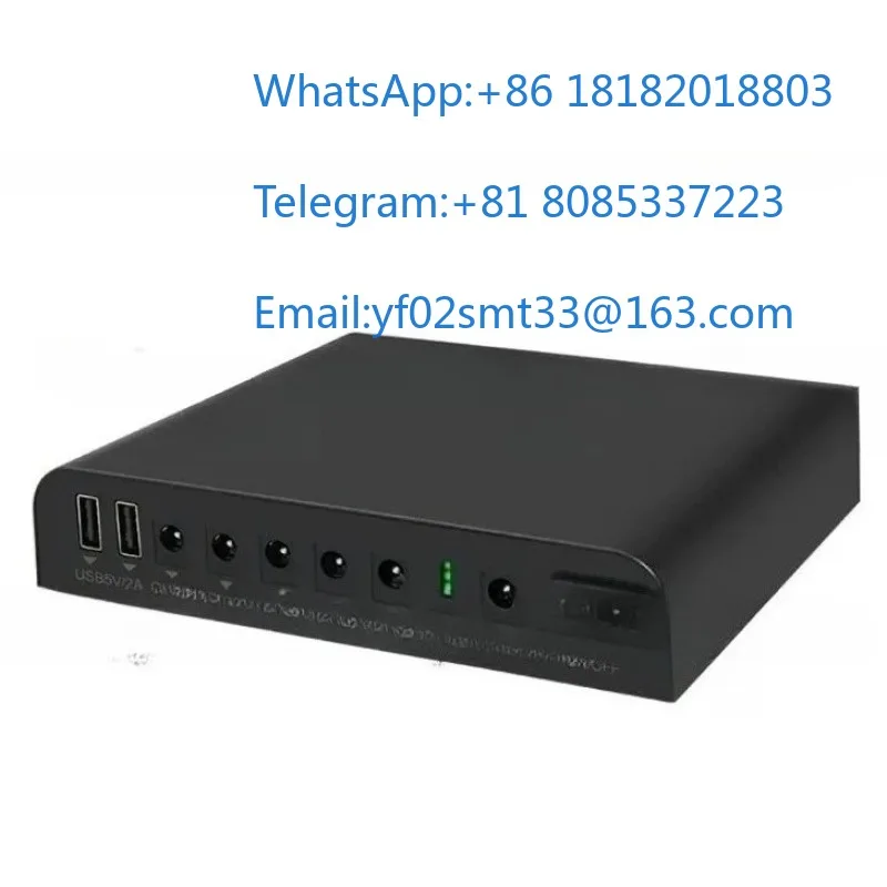SL3400 Mini UPS Uninterruptible Power Supply 27000mAh 98Wh Lithium Backup Battery DC 5V 9V 12V Output