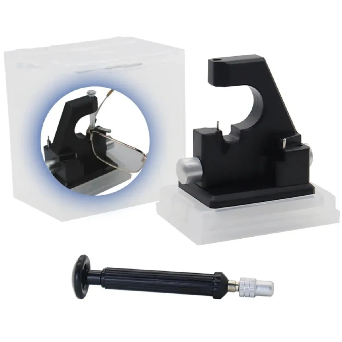New Arrival@@ Fashion  Optical Eyeglasses Spring Hinge Assembly Repair Tool Kit with Screws for Eyewear Frame Installation