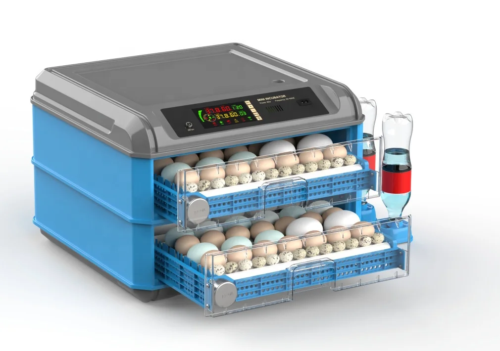 Multifunctional Automatic 128 -Egg Roller Incubator Small Household Mini Incubator Plastic Modern-Classic Style