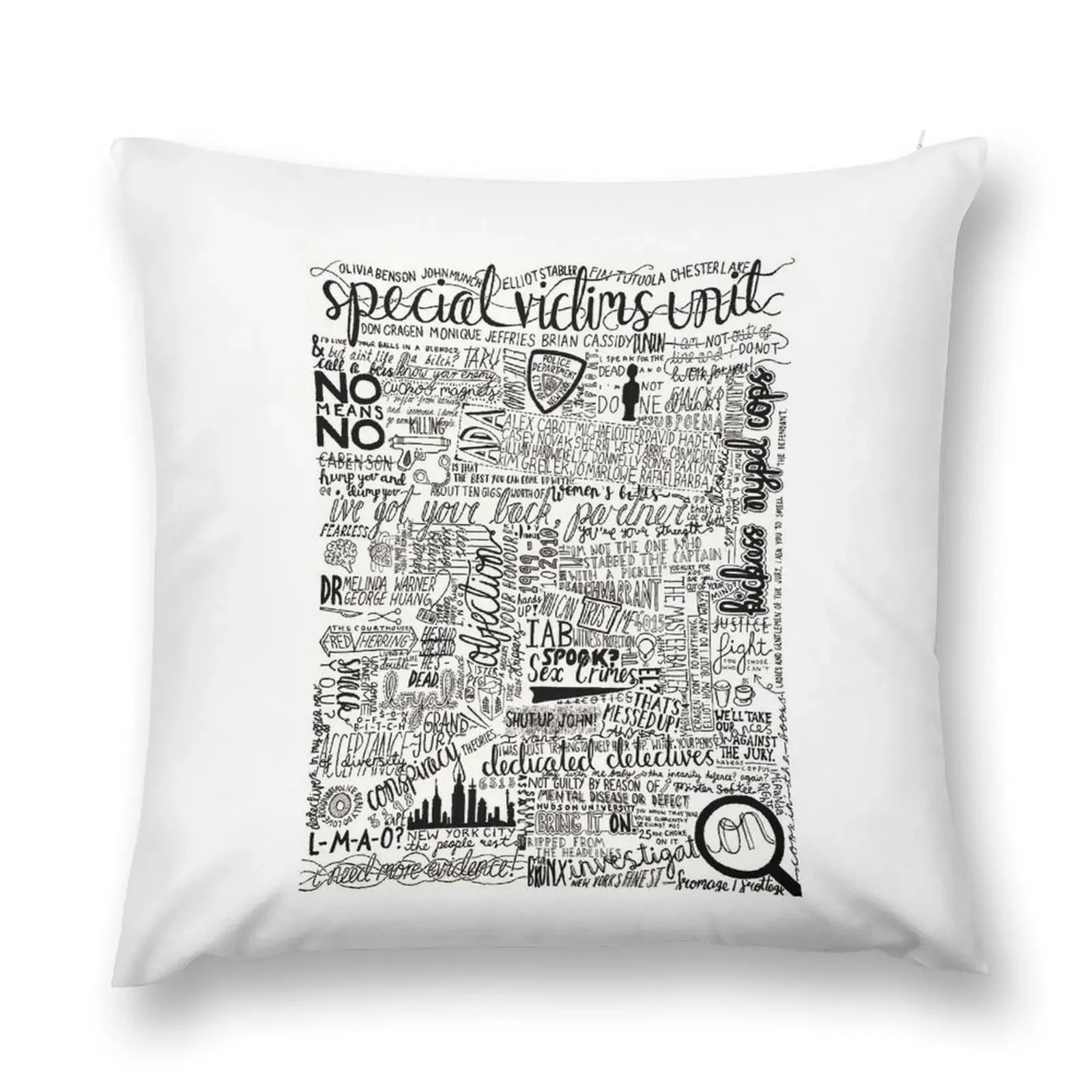 Law & Order - SVU Masterpiece Throw Pillow Cushion Cover For Sofa christmas supplies Cushions Cover Cushions For Sofa pillow