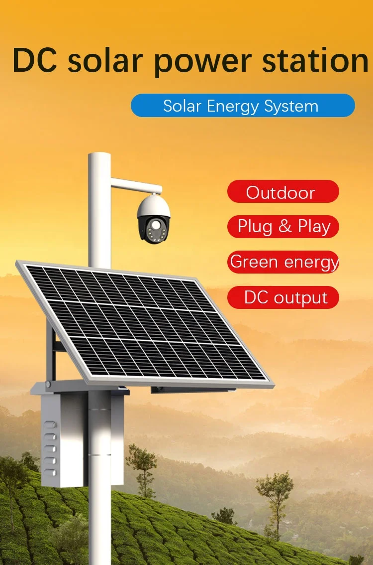 ระบบ DC พลังงานแสงอาทิตย์ 360wh ชุดพลังงานแสงอาทิตย์ 12 V 60 W แผงพลังงานแสงอาทิตย์ชุดสําหรับเซ็นเซอร์กล้องวงจรปิด