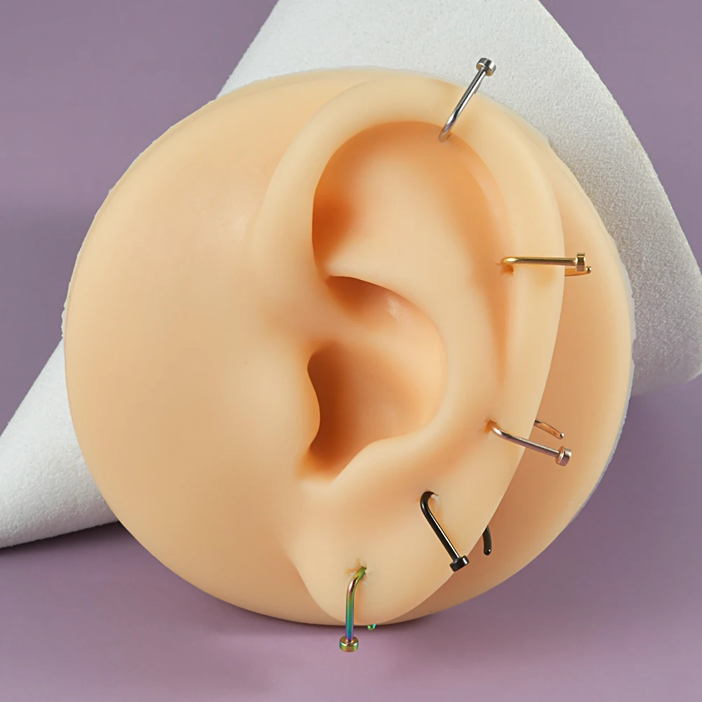 1/5 Pezzi Piercing a Cerchio S - Conch Earring Hoop recensione e prezzo