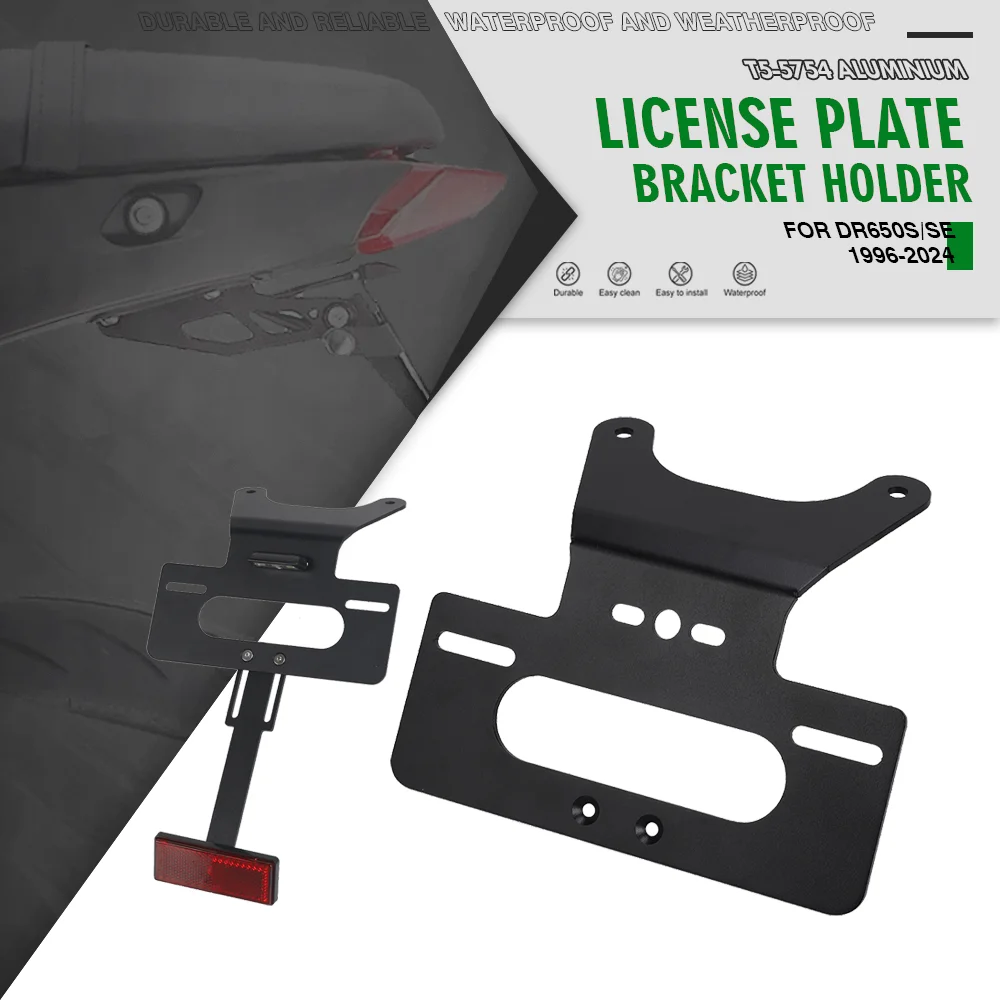 

FOR SUZUKI DR650S/SE 1996-2024 DR650-SE Motorcycle Rear License Plate Holder Bracket Tail Tidy Fender Eliminator Accessary DR650