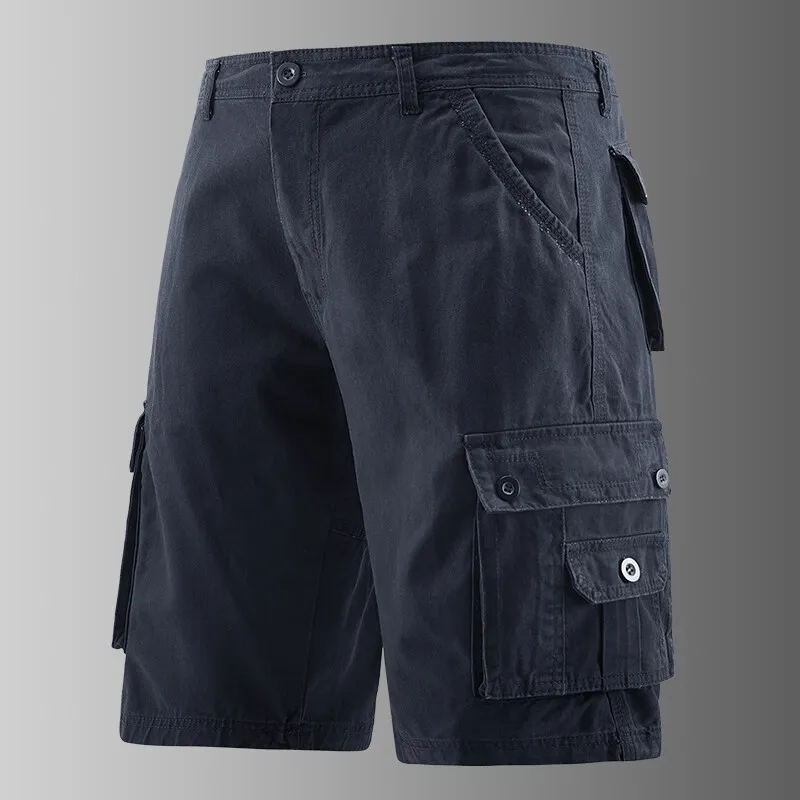 

Casual Business Shorts Summer New Outerwear Sports Shorts Men's Thin Pure Cotton Pants Loose Casual Multi Pocket Hip Hop Shorts