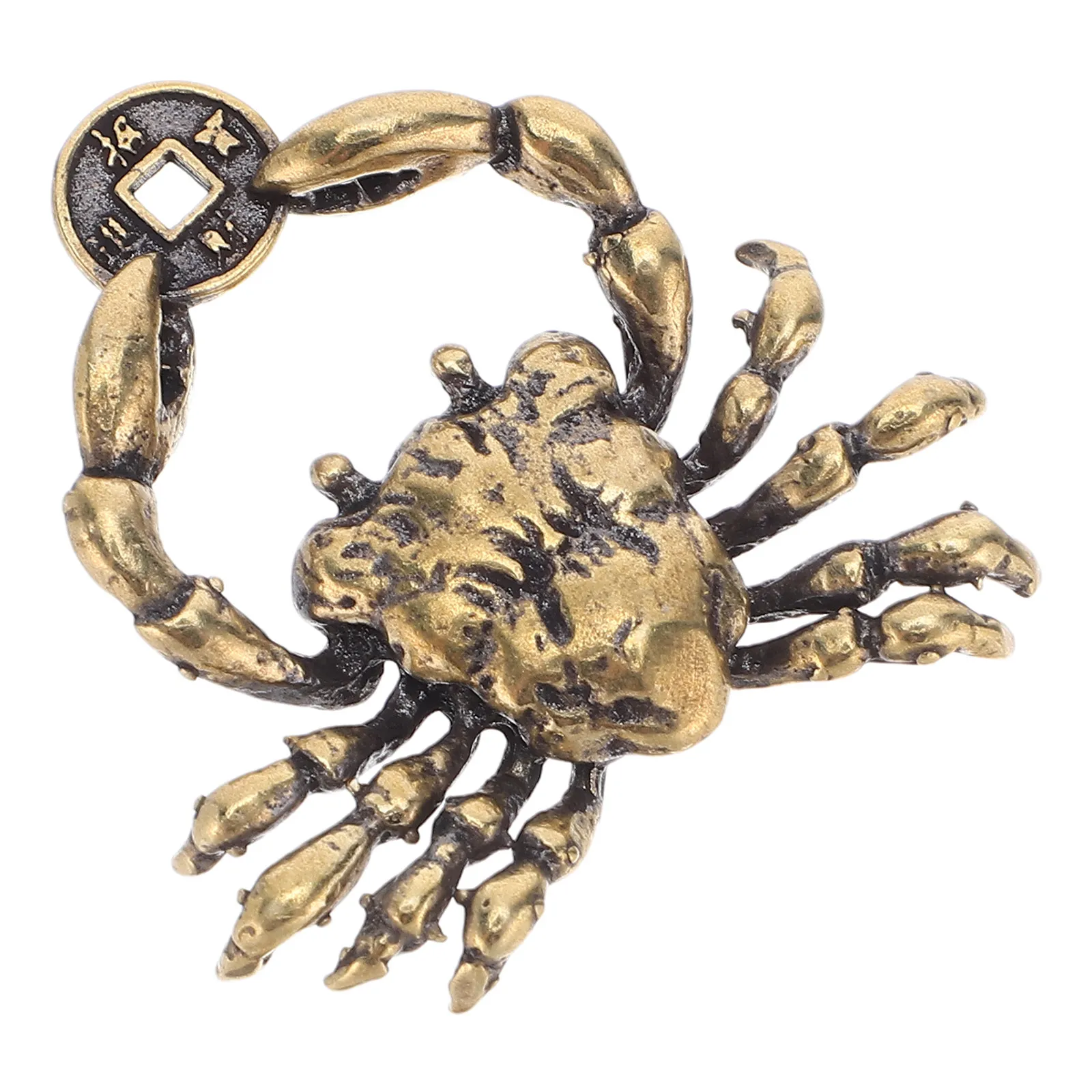 Brass Crab Cabinet Handle Vintage Decorative Knob Kitchen Cabinet Dresser Drawer Pull Wardrobe Furniture Hardware Ocean Theme