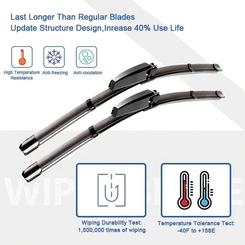 Front Windshield Wiper Blades For Mercedes Benz C CLC CLK Class W203 CL203 C209 A209 Sportcoupe Accessories Windscreen Brushes