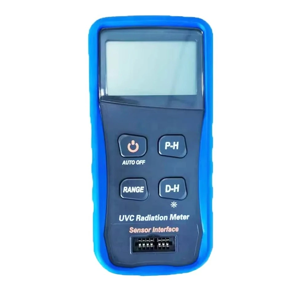 UVC254E UV Radiometer Wide Range 1uW/cm2~39.99mW/cm2 UV Radiation Meter with 248nm-262nm Wavelength 220V 1 Year Warranty