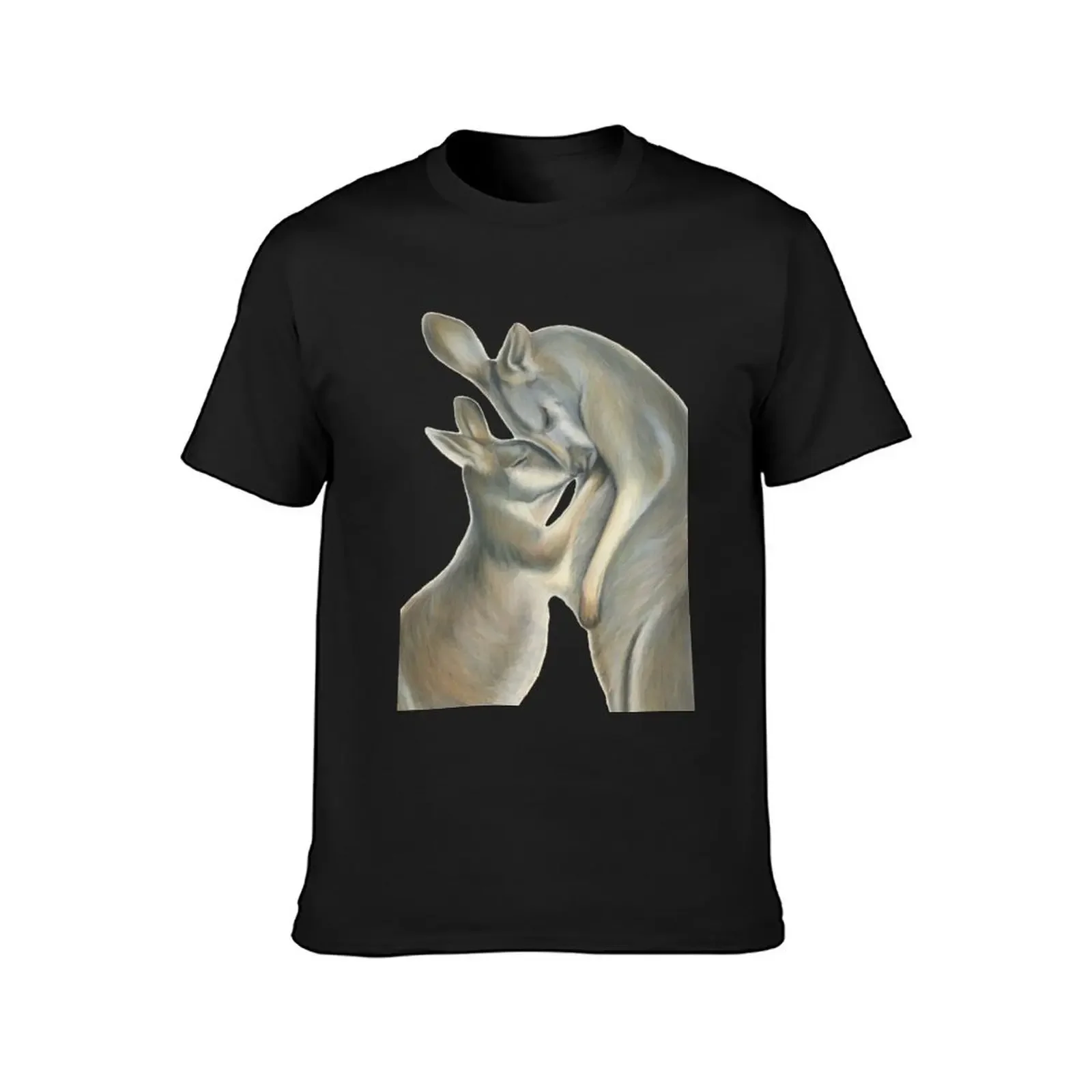 Kangaroo Love Drawing T-Shirt sports fans cute tops mens graphic t-shirts funny