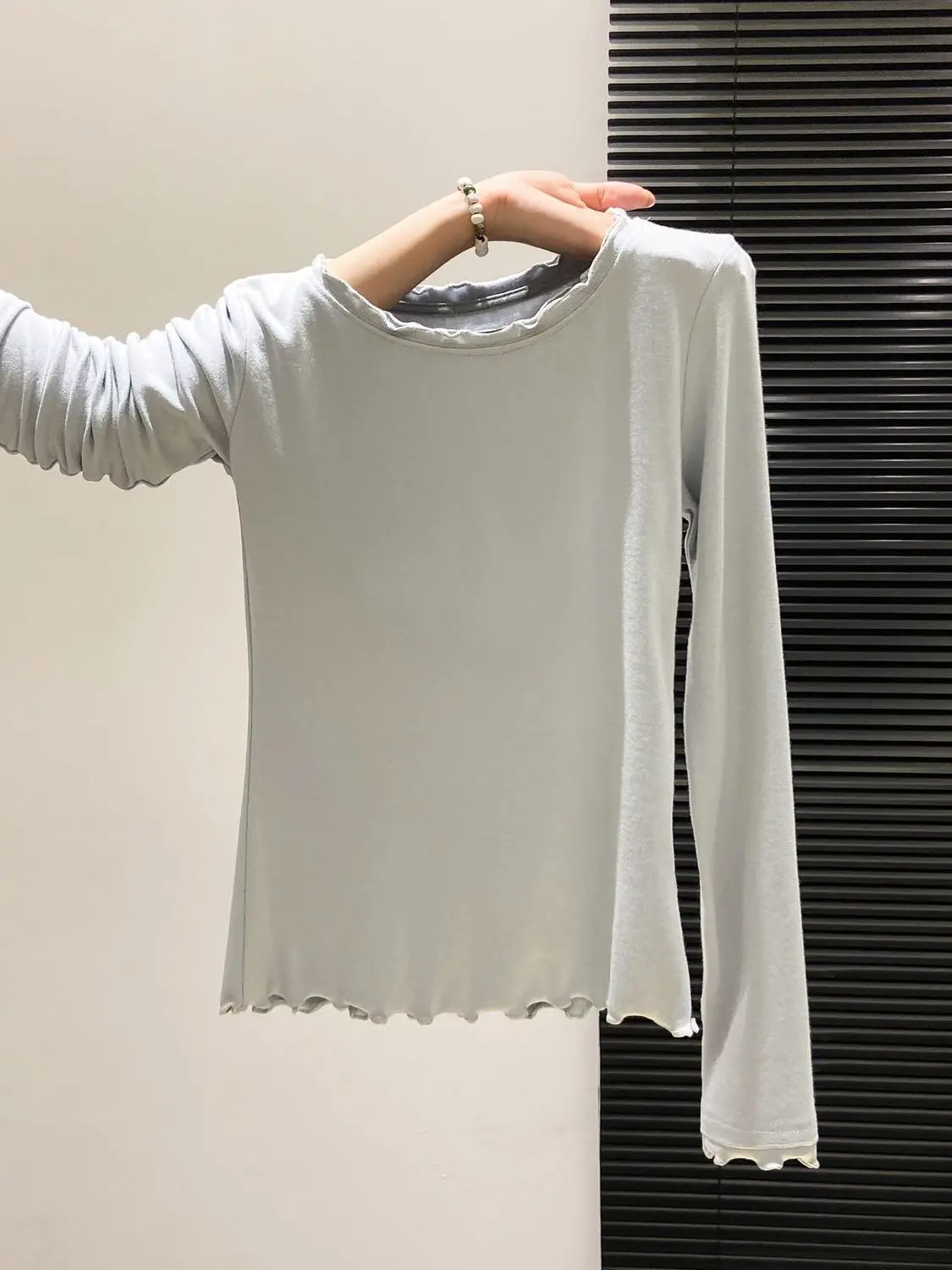 Y2K التي شيرت المرأة الكورية الحد الأدنى كم طويل سليم صالح قاعدة طبقة أعلى الخريف