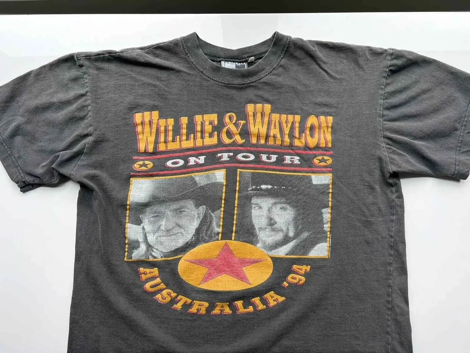 

94 Willie Nelson x Waylon Jennings T shirt retro style basic style unisex NH7342 long sleeves